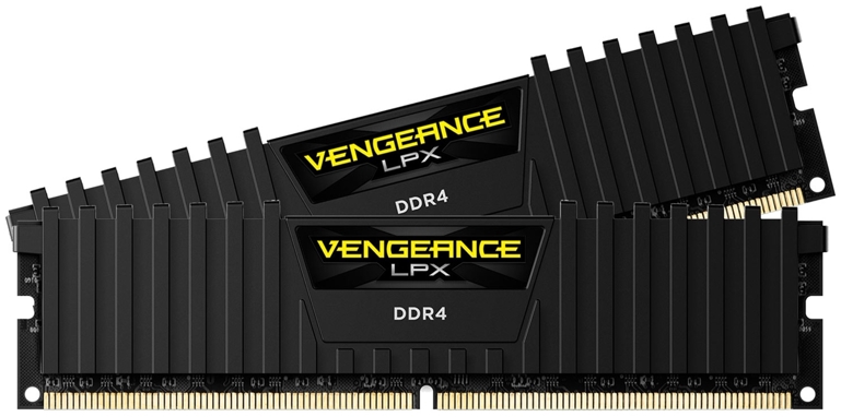 Corsair - Memria SD, DDR, DDR2 - Corsair Black Vengeance LPX CMK16GX4M2B3200C16 16Gb/3200MHz CL16 K2 2x8GB DDR4 memria