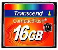 Transcend - Memriakrtya - Transcend 16GB Compact Flash memriakrtya TS16GCF133