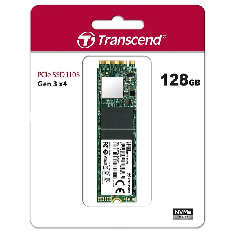 Transcend - Drive SSD trol - Transcend 110S 128Gb NVMe PCIeGen3 x4 M.2 SATA SSD meghajt