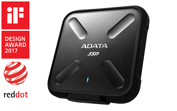 A-DATA - Drive SSD trol - A-DATA SD700 1TB USB3.1 hordozhat vz s porll SSD meghajt, fekete