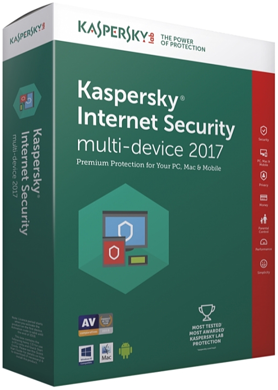 Kaspersky - Szoftver, Antivrus - Kaspersky Internet Security 1U (1 eszkz 1 v ESD) KL1939ODAFS