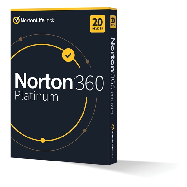 NORTONLIFELOCK - Szoftver, Antivrus - Norton 360 Platinum 100GB HUN 1 Felhasznl 20 gp 1 ves dobozos vrusirt szoftver 21428042