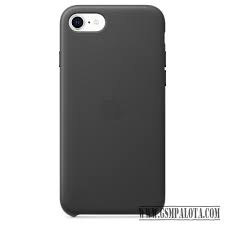 Apple - Notebook tska - Apple iPhone SE2 Leather Case Black mxym2zm/a
